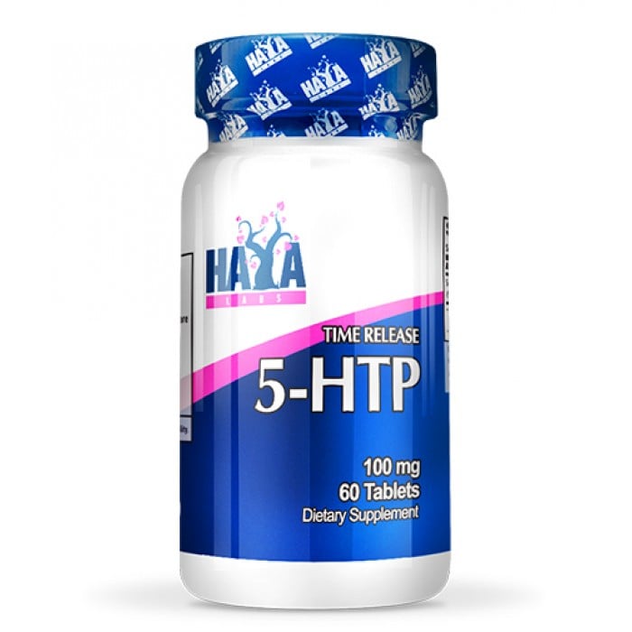  HAYA LABS 5-HTP Time Release 100 mg. / 60 Tabs